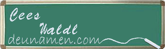Cees Waldl Visitenkarte